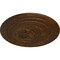Ekena Millwork Pearl Ceiling Medallion (Fits Canopies up to 1 7/8"), 26 1/4"OD x 1 1/2"P, Root Beer Crackle CM26PERBC - alternate 2